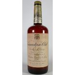 1976 1 litre bottle of Canadian Club Whisky: