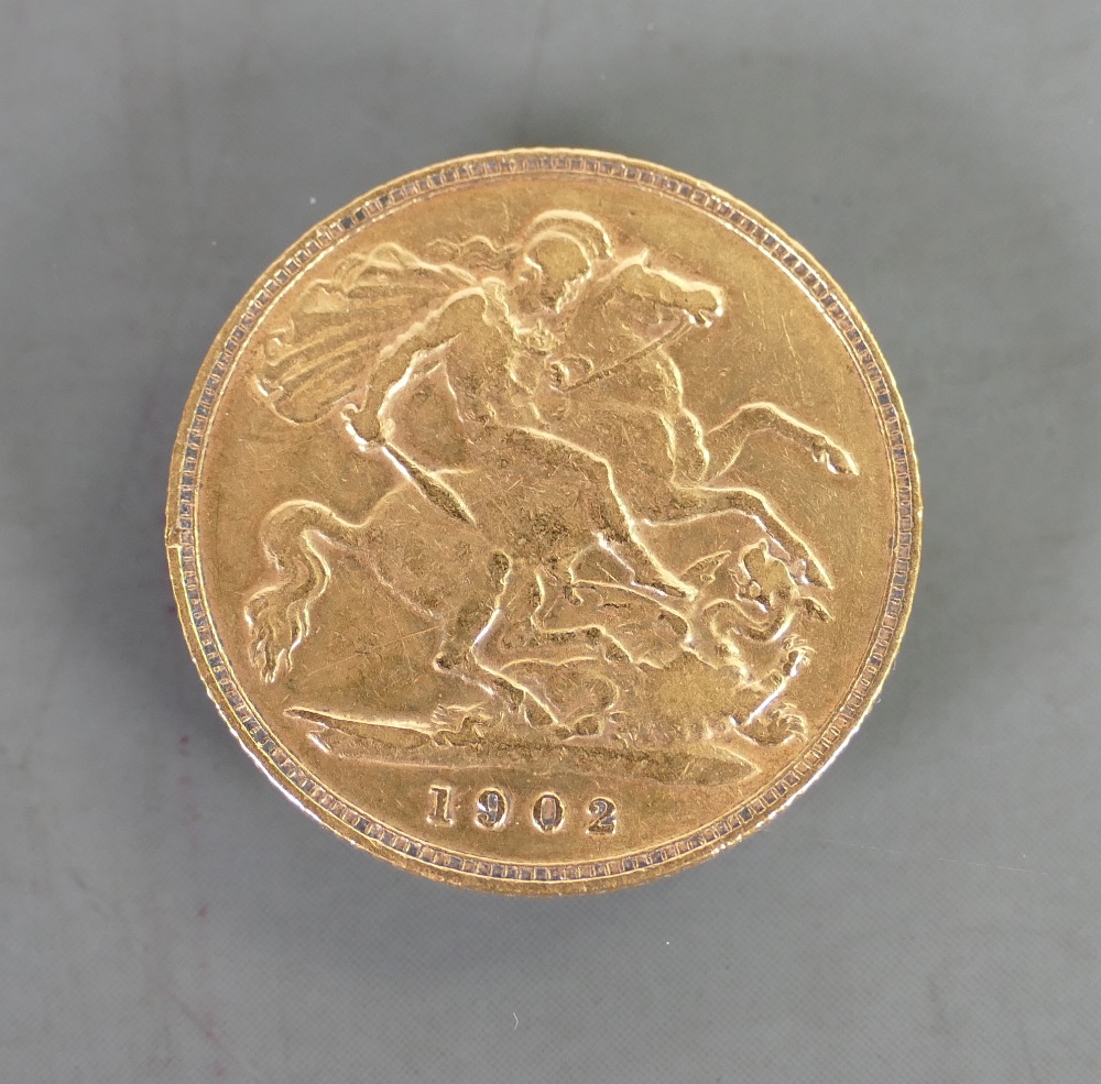 Gold half Sovereign dated 1902: - Image 2 of 2