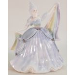 Large Coalport limited edition figure Rain: Height 29cm