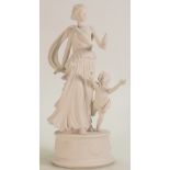 Wedgwood Compton & Woodhouse white Basalt figure Aphrodite: Height 27cm