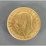Gold half Sovereign dated 1913: