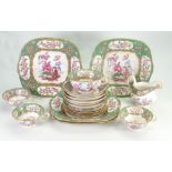 19th Century Minton 19th Century Botanical decorated Tea & Dinner Ware comprising: varying size