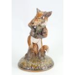 Andrew Hull Pottery Grotesque Fox: Limited edition of 65, dated 2013 height 23cm.