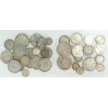 Pre 1946 & pre 1920 UK silver coinage: 92.5% silver coins 90.2g (pre 1920) & 135.