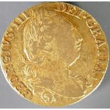 Full Guinea gold coin 1779: Condition nVF.