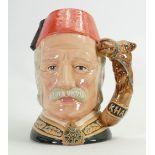 Royal Doulton large character jug General Gordon D6869: From the Great Generals series,