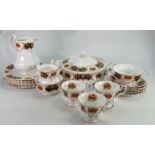 Royal Albert Heritage tea & dinner set: Including cups, saucers, various size plates,