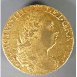 Full Guinea gold coin 1774: Condition VF edge knocks.