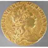 Full Guinea gold coin 1773: Condition nVF.