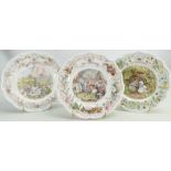Royal Doulton Brambly Hedge set of collectors plates: Featuring Special Occasions from the Brambly