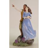 Royal Doulton Limited Edition Lady figure from the Romance of Literature Series Heathcliff & Cathy