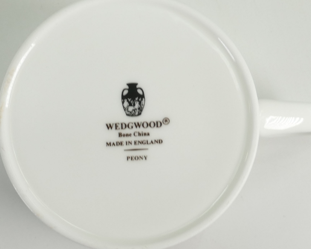 Wedgwood tea & coffee ware in the Peony design to include: Part coffee set, part tea set etc. - Image 2 of 2