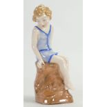 Royal Doulton prototype colourway figure Little Child so Rare and Sweet: Similar to HN4491 but in a