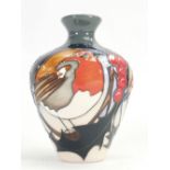 Moorcroft Brave Sir Robin vase: Designed by Vicky Lovatt, height 10cm.