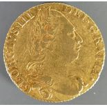 Full Guinea gold coin 1784: Condition VF.