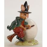 Royal Doulton prototype Bunnykins colourway figure: Trick or Treat, painted in a different colour,