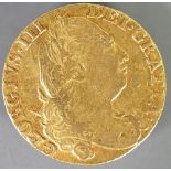 Full Guinea gold coin 1795: Condition VF bend.