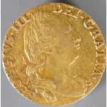 Full Guinea gold coin 1786: Condition VF.