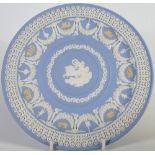 Wedgwood three colour Jasperware commemorative plate: Commemorating the bicentenary of the