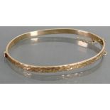 9ct gold ladies bracelet 7.9 grams.