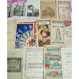 A large collection of Cinema and Theatre related promotion advertising and photographic items: