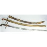 19th Century Officers Sabre: Presented From Capts Outlaws Reg Madras L Cavalry to His Friend with