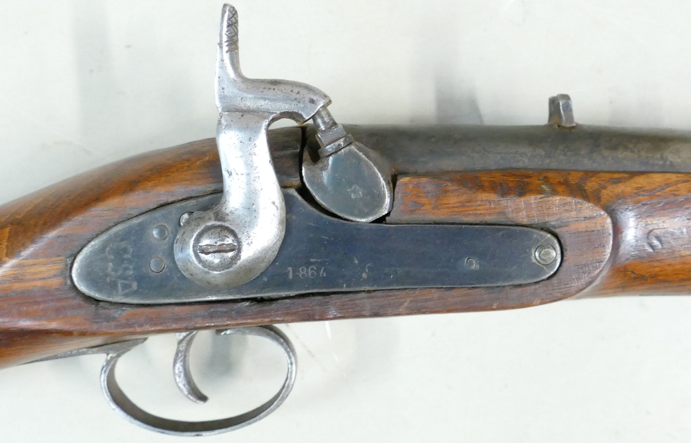 American civil war period Musket: with confederate markings. - Image 5 of 5