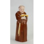 Royal Worcester candle snuffer as a Monk: Height 12.5cm.