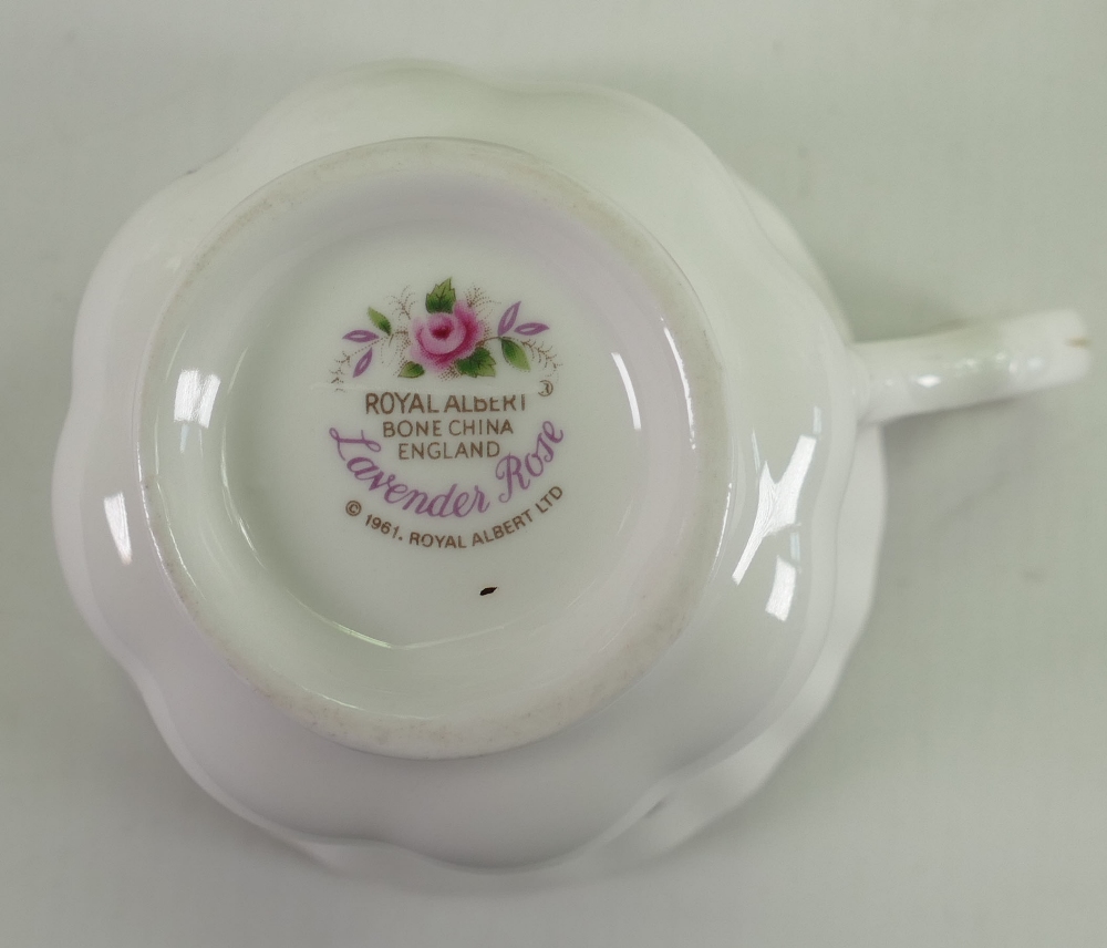 Royal Albert Lavender Rose tea & dinner ware: Including large & small tea pots, cups, saucers, - Image 2 of 2