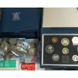 Twelve UK proof coin collection year sets: 1980’s and 1990’s.