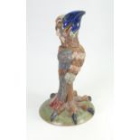 Burslem Pottery ' Duke' grotesque bird: Signed by designer Andrew Hull (influenced by the Martin