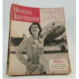 A large collection of 1950's womens illustrated magazines: