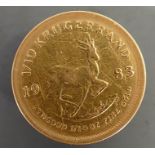 1983 one tenth 1/10 of a Krugerrand coin: 3.4 grams.