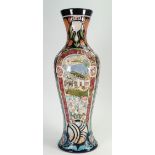 Moorcroft Prestige vase Roof Top Paradise: Number 21 of a special edition and signed by designer