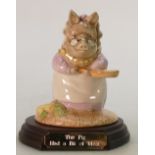 Beswick Beatrix Potter tableau The Pig had a bit of Meat: Limited edition for Peter Rabbit and