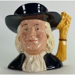 Royal Doulton large character jug Mr Quaker: D6738.