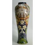 Moorcroft Minack vase: Trial piece dated 6/10/16. Height 35.
