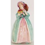 Royal Doulton Lady Figure June HN1690: Condition Report: very slight petal damage