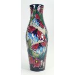 Moorcroft California Dreams vase: Limited edition 22/30 and signed by designer Vicky Lovatt.