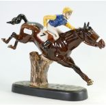 Beswick Steeplechaser: Model No.2505 in dark brown gloss.