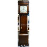 8 day Longcase clock by Francis Chambley of Newcastle under Lyme circa 1795 - 1800: The clock is