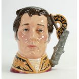 Royal Doulton large character jug Duke of Wellington D6848: From the Great Generals series,