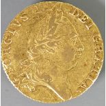 Full Guinea gold coin 1788: Condition aVF two dents.