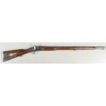 American civil war period Musket: with confederate markings.