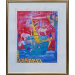 Sylvia Edwards signed limited edition Print: 42cm x 58cm