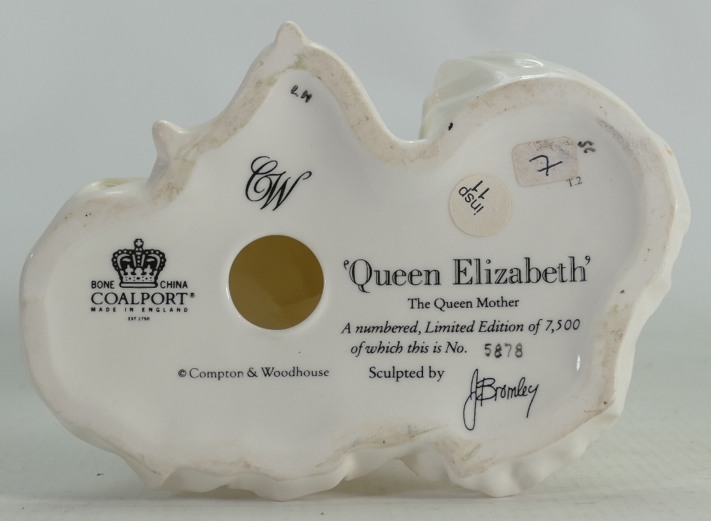 Coalport For Compton Woodhouse figure Queen Elizabeth The Queen Mother: Limited edition. - Image 2 of 3