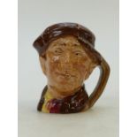 Royal Doulton small character Jug Pearly Boy with brown buttons: