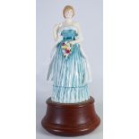 Royal Doulton prestige figure Lady Diana Spencer HN2885: Limited edition with wooden plinth,