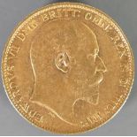 Full Sovereign gold coin 1903: