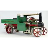 Mamod vintage model SW1 Live Steam Wagon: Length 41cm.